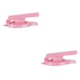 thumbnail image 3 of Cateissary Mini máquina para hacer pasteles Manual de plástico para bolas de hervida reutilizable con mango, prensador de pequeño, Rosado 2piezas, 3 of 6
