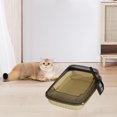 thumbnail image 4 of FL Cat Litter Box Cats Toilet Pet Supplies High Sides,Large,Kitten Potty Toilet,Open Top Pet Litter, 4 of 7