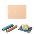 thumbnail image 2 of Placement Mats for Dining Table, Tyeign Silicone Dish Drying Mat 2024 New Kitchen Sink Silicone Draining Mat Fast Drying Stone Sink Tray Heat Silicone Mat Easy Clean Raised Edge Holds Water, 2 of 8