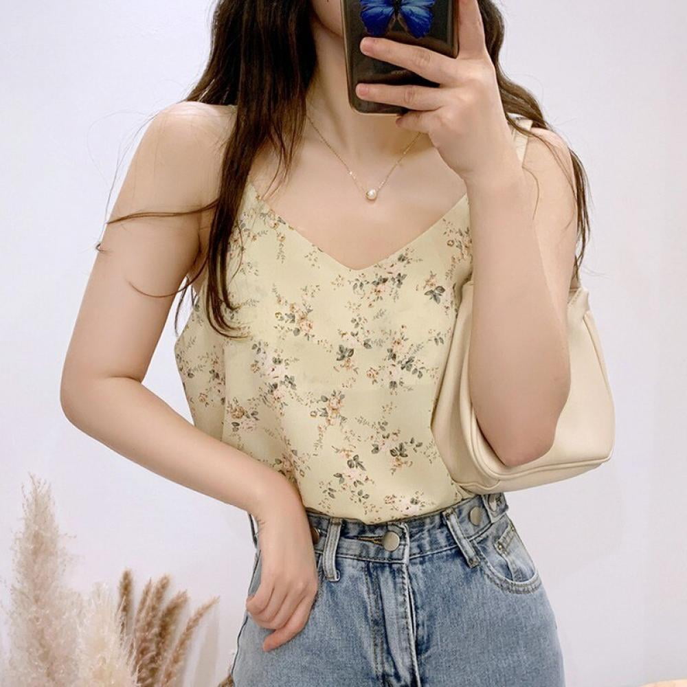 Topwoner 21 Summer Floral Suspenders Small Vest V Neck Double Layer Chiffon With Loose All Match Top Women S Clothing Walmart Com Walmart Com Topwoner 21 Summer Floral Suspenders Small Vest V Neck Double Layer Chiffon With Loose All Match Top Women S Clothing Walmart Com Walmart Com