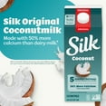 thumbnail image 4 of Silk Dairy Free, Gluten Free, Original Coconut Milk, Plant Based Milk Half Gallon, 64 fl oz, 4 of 15
