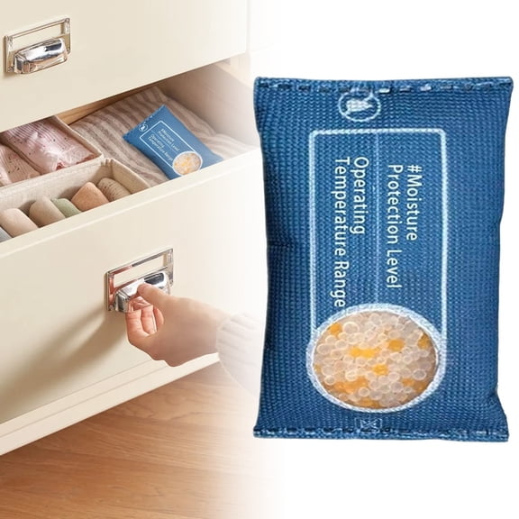 Dehumidifier Bags, Desiccant Packs for Storage, 100g, Silica Gel Desiccant Packets, Moisture absorbers for Storage, Dehumidifier Bag for Closets, Cars, Storage Bins