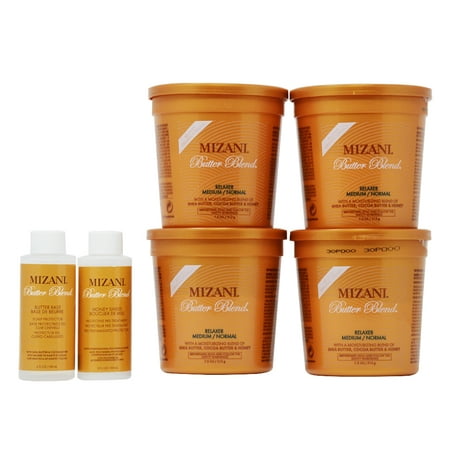 Mizani Butter Blend Relaxer Medium Normal Kit (Best Hair Relaxer For Men)