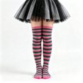 thumbnail image 2 of JAJAHO Kids Girls Halloween Socks Striped Thigh High Socks Over The Knee Long Stockings 6-12Y, 2 of 4