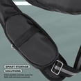 thumbnail image 4 of Prince Cross Body Paddle Bag, Black– Lightweight Sling Pickle ball & Paddle Sports Bag, 4 of 8