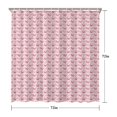 thumbnail image 5 of Light Pink Butterfly Pattern Shower Curtain 72"x72" ,Bathroom Decorative Shower Curtains Set with 12 Hooks,Modern Waterproof Washable Shower Curtain, 5 of 6