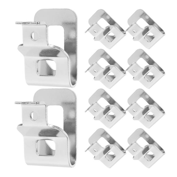 Raindrops 10pcs Metal Belt Clip Power Drill Belt Clip Hook For Drill Driver Impact Wrench Screwdriver With Screw Power Tool Accessory Belt Buckle