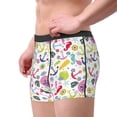 thumbnail image 3 of Wukai Undersea Seahorse Print Men’s Underwear Breathable Boxer Briefs,&nbsp;Moisture Wicking & Breathable-XX-Large, 3 of 7