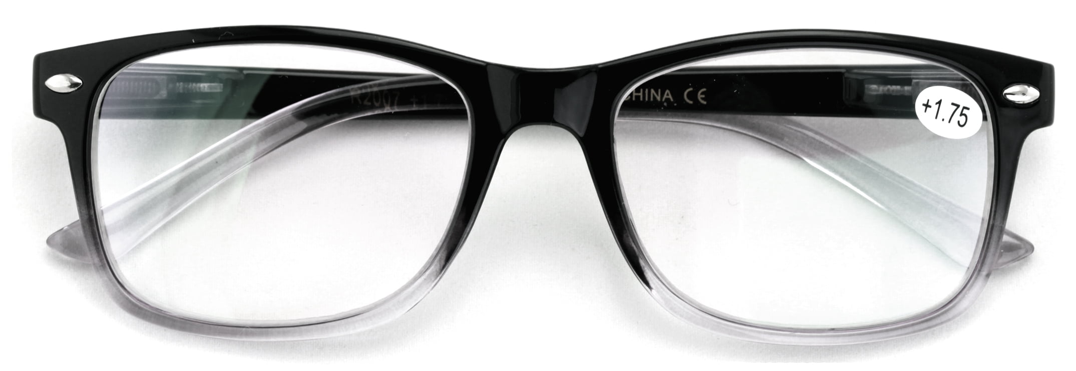 V.W.E. Rectangular Lightweight Reading Glasses AntiReflective