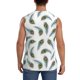 thumbnail image 4 of Fotbe Colorful Grass Men's Camiseta sin Mangas Estampada para Hombres, Playera Casual para Gimnasio, Entrenamiento, Playa-Medium, 4 of 7