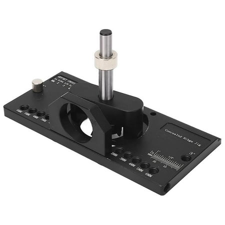 

35mm Concealed Hinge Jig Kit with Drill Guide Locator Hinge Hole Punch for Hinge Boring Cabinet an