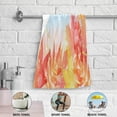 thumbnail image 5 of Note Music Maple Hand Towels, Fall Leaves Musical Score Kitchen Towel Ultra Soft and Absorbent,Decorative Fingertip Face Towel for Bathroom Hotel, 2 PCS, 28.3"x 14.4", 5 of 6