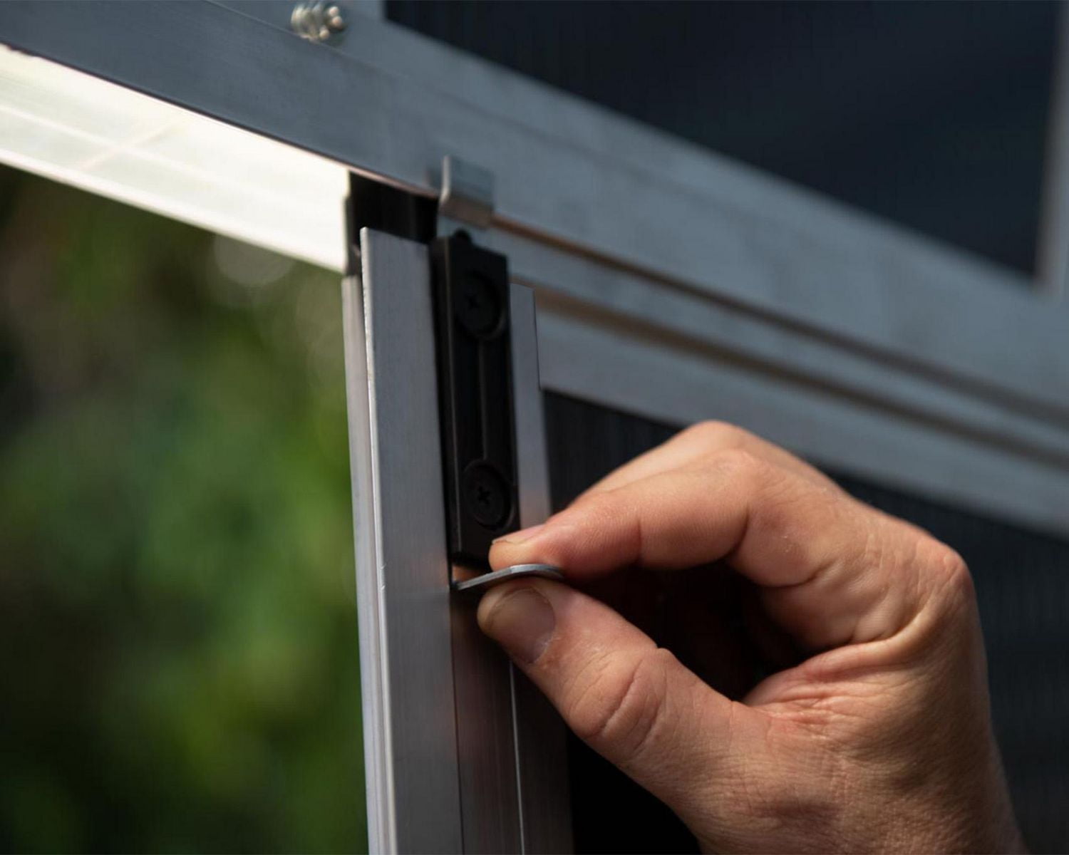 CANOPIA by PALRAM Yukon 11 ft. x 9 ft. Dark Grey Storage Shed / Garage