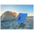 thumbnail image 6 of Four Seasons Courtyard Outdoor Compact Travel-Size Bag/Folding Chair, Blue, 6 of 6