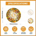 thumbnail image 5 of WANGQI Fall Color Wild Flowers Pumpkin Table Runner Table Decoration for Kitchen Dining Dinner Autumn Home Decor, 5 of 5