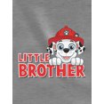 thumbnail image 2 of Paw Patrol Marshall Little Brother Newborn Outfit for Boys Infant Kids T-Shirt 6M Navy, 2 of 5