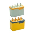thumbnail image 3 of 2pcs Plastic Ice Cream Making Molds Ice Cream Makers Popsicles DIY Tools for Home, 3 of 6