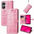 thumbnail image 1 of Funda Cartera FOXDOCK para Vivo Y18i , Flip PU con Relieve de Gatos y Perros, Tarjetero y Soporte, 1 of 6
