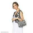thumbnail image 2 of Empire Cove Gift Set for Women Mom Sister -  Mini Tote Bag comes with a cute Tassel and Charm- Purse Handbags Satchel - Leopard White, 2 of 4