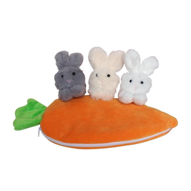 CIMAXIC Party 1 Set Adorable Easter Party Rabbit Decorations Lovely Carrot Doll Adornments,14.17"X6.3"X3.54"