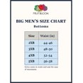 thumbnail image 4 of Fruit of the Loom Big Men's Tag Free Black and Gray Boxer Briefs, 4 of 4
