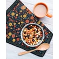 thumbnail image 3 of Boho Flowers Kitchen Dish Towels for Drying Dishes Set of 2, Spring Abstract Watercolor Floral Leaf Waffle Weave Microfiber Hand Tea Bathroom Towels Quick Dry & Absorbent Towel 12x12, 3 of 7