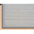 thumbnail image 7 of Unique Loom Outdoor Border Collection Area Rug - Checkered (3' 3" x 5' Rectangle Gray/Black), 7 of 7