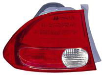 TYC Left Side Tail Light Lamp Assembly for Honda Civic Sedan 2006-2008