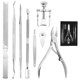 thumbnail image 1 of Kit de Herramientas para Uñas Encarnadas, Nail Clipper Trimmer Cutter Corrector Fixer ,Además de Herramientas para Eliminar, 1 of 5