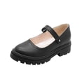 thumbnail image 4 of Zapato Escolar Para Niña Bambino Color Negro Ajuste Contactel negro 19, 4 of 5