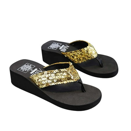 

2023 Women s Sandals Thong Flip Flops Wedge Sandals with Arch Support Beach Casual Comfortable Shoes Slides
