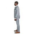 thumbnail image 5 of AZAR MAN Slim Fit Mens Solid Suit 2 Button Notch Lapel ZF10036A (36R, Gray), 5 of 6