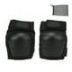 thumbnail image 1 of Rodilleras ergonómicas ajustables para niños, para deportes, patinaje sobre ruedas, esquí y talla única, color negro., 1 of 14