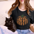 thumbnail image 2 of Paw Print Pumpkin Shirt for Fall, 2 of 9