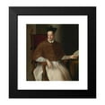 thumbnail image 2 of Alessandro Allori 12x13 Black Modern Framed Museum Art Print Titled - Portrait of a Cleric, 2 of 5