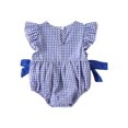 thumbnail image 6 of Yindaity Baby Girl Onesies Short Sleeve Unisex Baby Bodysuits, Rayon Made From Bamboo Material(Blue,12-18 Months), 6 of 6