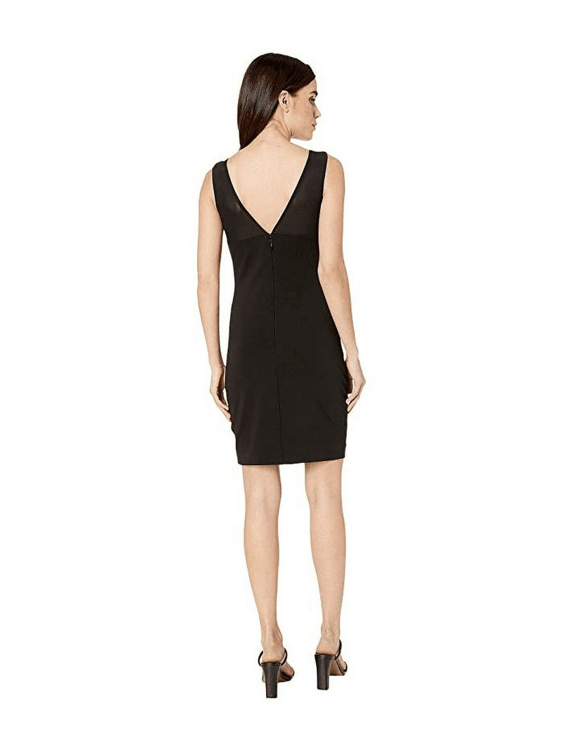 Nicole Miller Artelier BLACK Heavy Jersey/Mesh V-Neck Sleeveless Dress, US 8 - Walmart.com Nicole Miller Artelier BLACK Heavy Jersey/Mesh V-Neck Sleeveless Dress, US 8 - Walmart.com