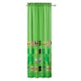 thumbnail image 3 of Cortinas de ventana Sunny Side Up Minecraft, 4 piezas, verdes para niños, 3 of 6