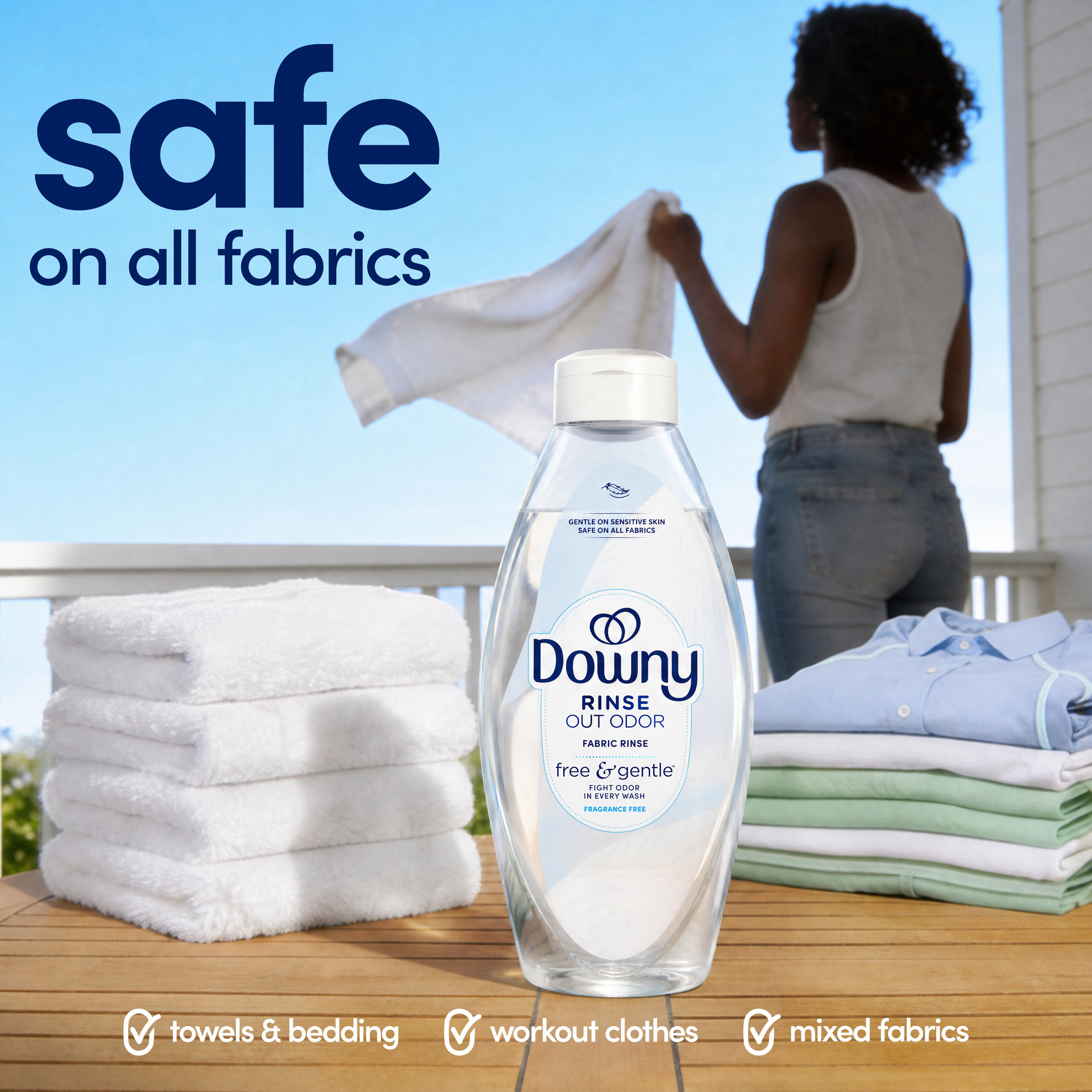 Downy Free & Gentle Rinse Fabric Odor Remover, 36.7 oz photo 8