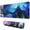 Dazzling Galaxy (72), variant on Enhance Gaming Experience with Dazzling Galaxy Mouse Pad; Large, Non-Slip Rubber Base for Accurate Control. Perfect Keyboard & Desk Pad, Stitched Edges - 31.5x11.8inch.