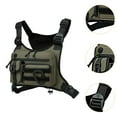 thumbnail image 6 of Dualoai Chest Rig Bag Adjustable Strap Modern Chest Pouch for Cycling Walking Picnic Green, 6 of 9