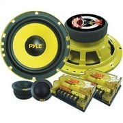 PYLE PLG6C 6.5" 400W 2 Way Car Audio Component Speakers Set Power System