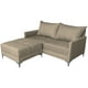 thumbnail image 2 of Sala Esquinera Modular El Bazar Store Montana Beige 170x155 cm, Tela Lino nacional, Love seat y taburete, 2 of 7