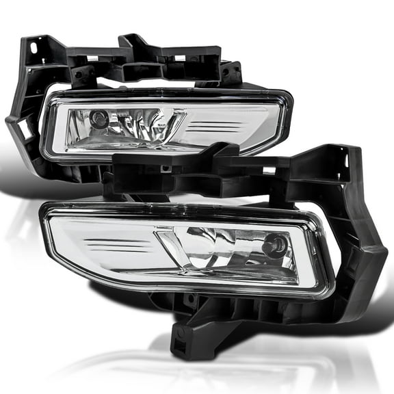 Spec-D Tuning Chrome Fog Lights w/ Switch and Wiring Harness Compatible with 2017-2019 Nissan Versa Note Hatchback, L R Pair Assembly