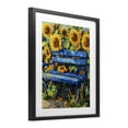 thumbnail image 2 of Stupell Industries Contemporary Bench in Sunflower Field Black Framed Print Under Glass, 13 x 16, by Creative Studio, 2 of 8