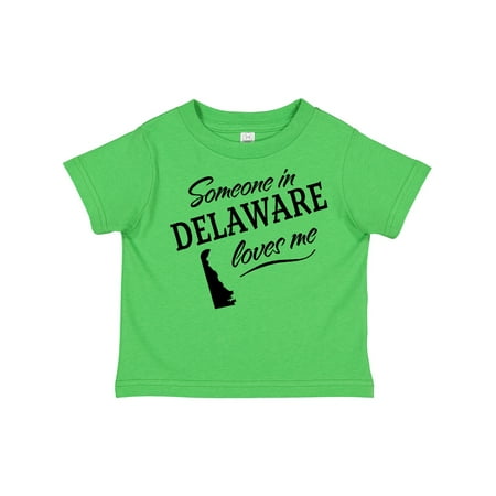 

Inktastic Someone in Delaware Loves Me Gift Toddler Boy or Toddler Girl T-Shirt