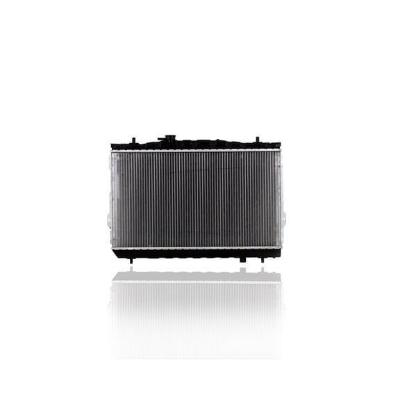 Radiator - Pacific Best Inc. Fit/For 2388 01-06 Hyundai Elantra Manual, 03-07 Tiburon Automatic 2.7L Without Automatic Temperature Control - Plastic Tank Aluminum Core