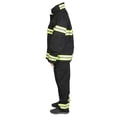 thumbnail image 3 of Clearance Item !!!
Aeromax Jr. Firefighter Gear, Black, Adult Large, Pants, Coat, & Suspenders, Fits 5'8"+ *****HELMET SOLD SEPERATLY*****, 3 of 6