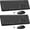 Black-2pack, variant on Wireless Keyboard and Mouse Combo, Full Size Silent Ergonomic Keyboard and Mouse, Long Battery Life, Optical Mouse, 2.4G Lag-Free Cordless Mice Keyboard for Computer, Mac, Laptop, PC, Window(2 Pack)