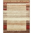 thumbnail image 1 of Unique Loom Autumn Rustic Border Area Rug 8' x 10' Rectangular Beige/Brown, 1 of 2